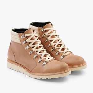 Nisolo Go-To City Hiker Boot Almond, Size 6.5